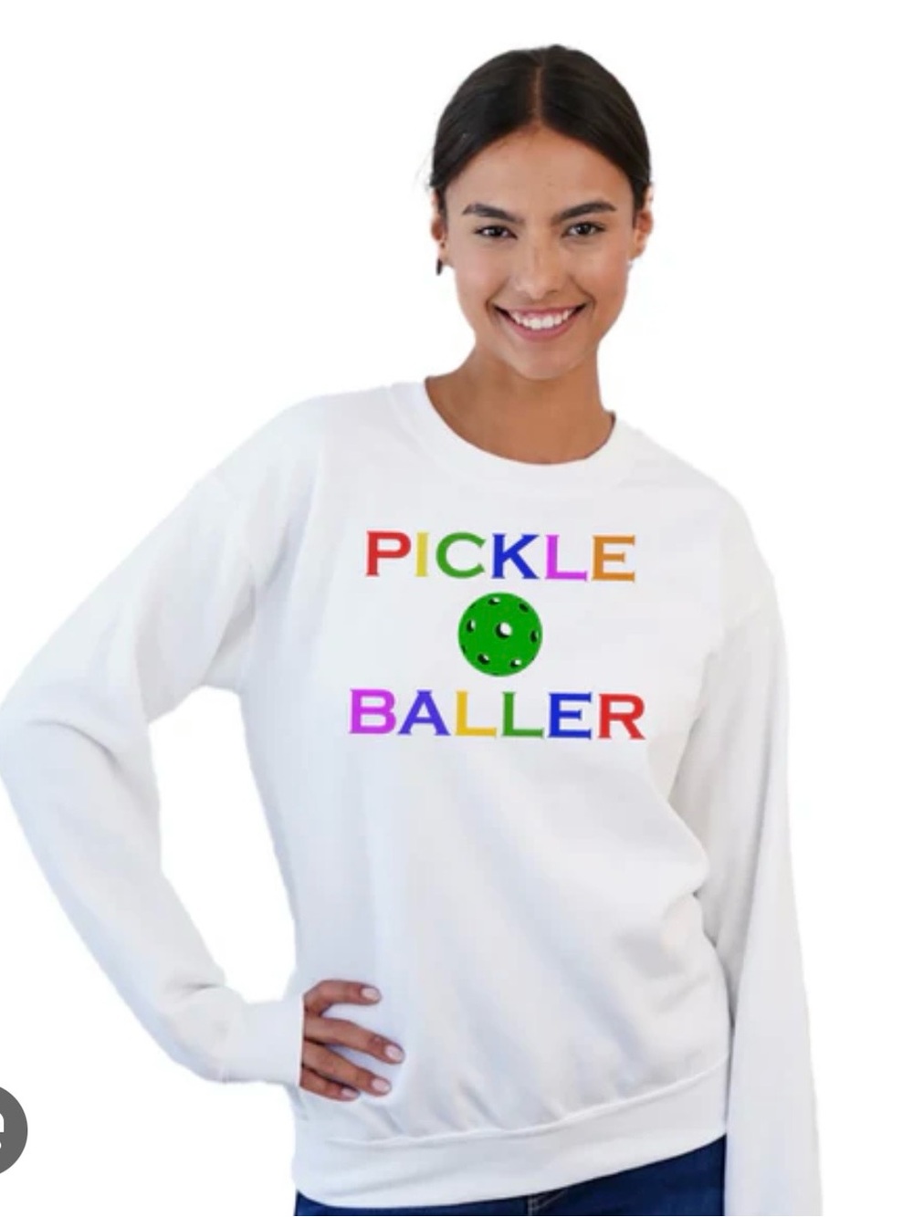 TOSS Designs pickle Baller sweatshirt